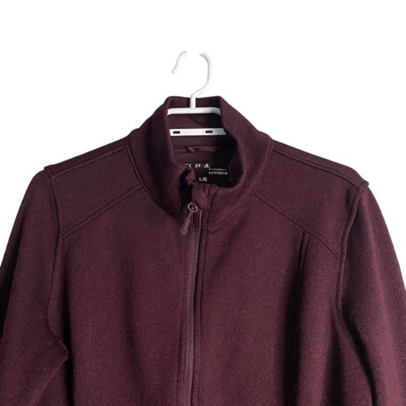 Sunice Storm Pack Women's Plum Full Zip Knit Performance Wear Jacket - Picture 2 of 9